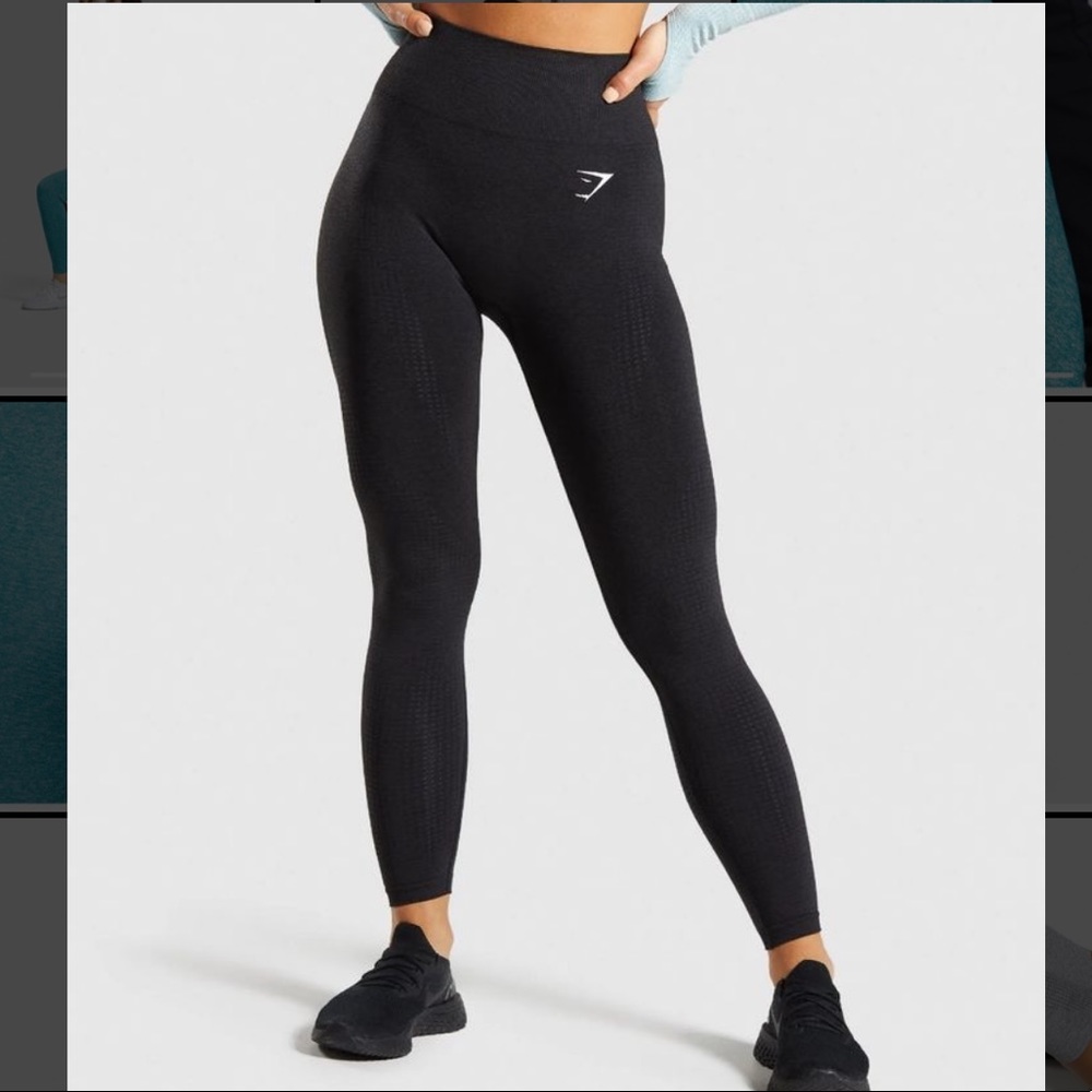 2 pairs Gymshark Vital seamless leggings - Black